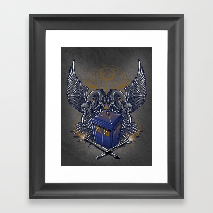 Timelord and Proud Framed Art Print