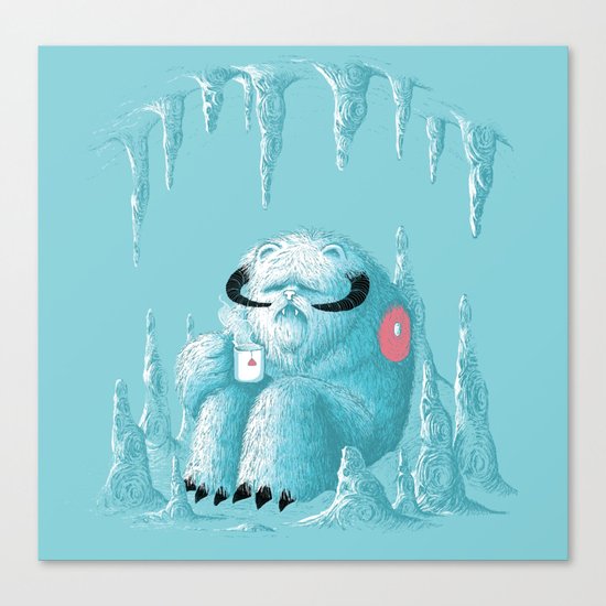 somewhere on the ice planet Canvas Print