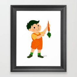 Carrot Framed Art Print