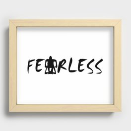 Fearless Adaptive Sports Design Recessed Framed Print