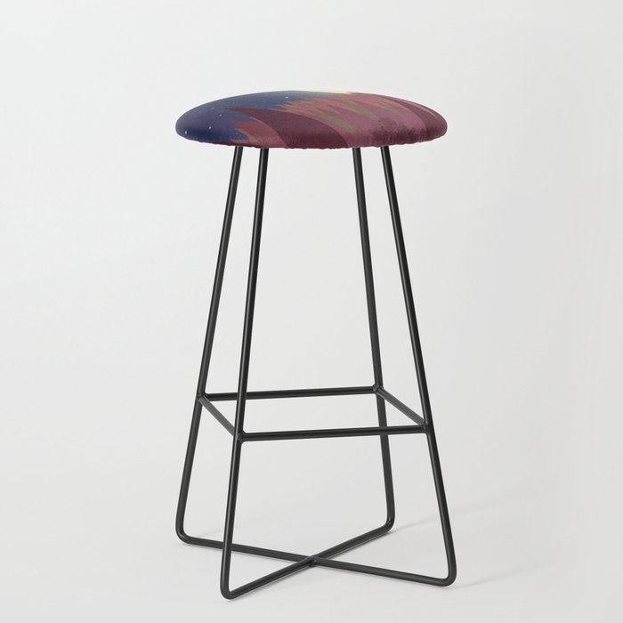 Moon in Forest Bar Stool