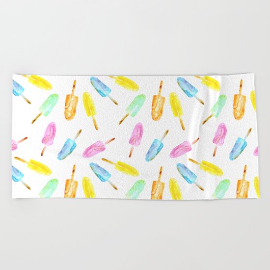 Ice lollies Beach Towel