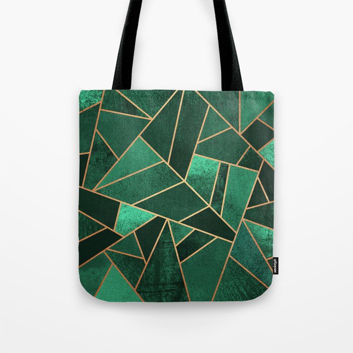 Emerald and Copper Tote Bag
