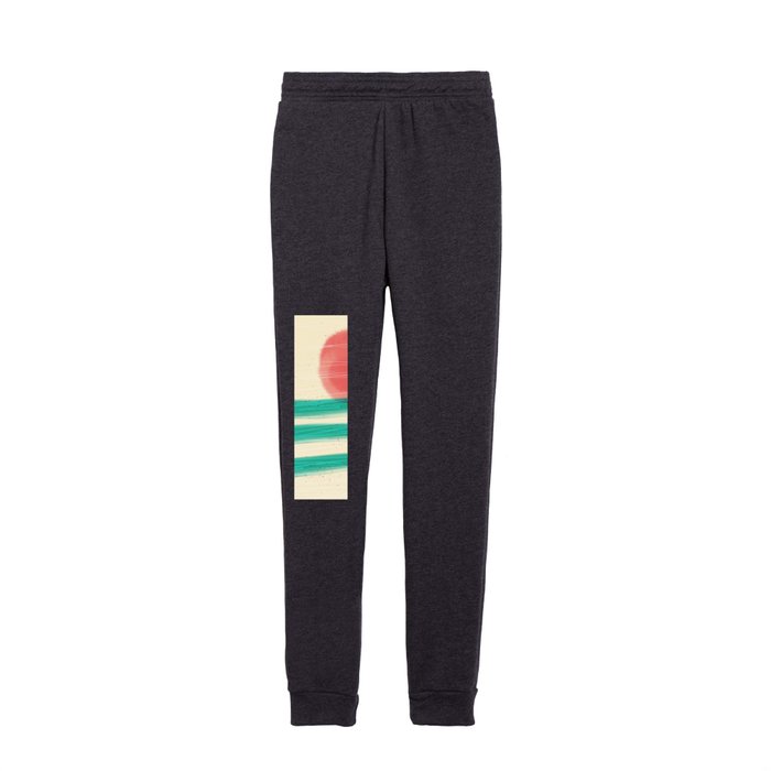 Lovely Sunset on the Beach Abstract Kids Joggers