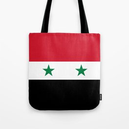 Syrian flag - may PEACE prevail Tote Bag