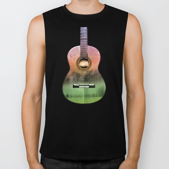 GUITAR MUSIC Biker Tank