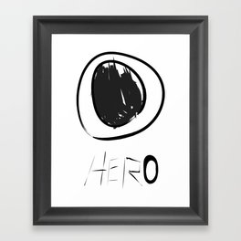 Hero Framed Art Print