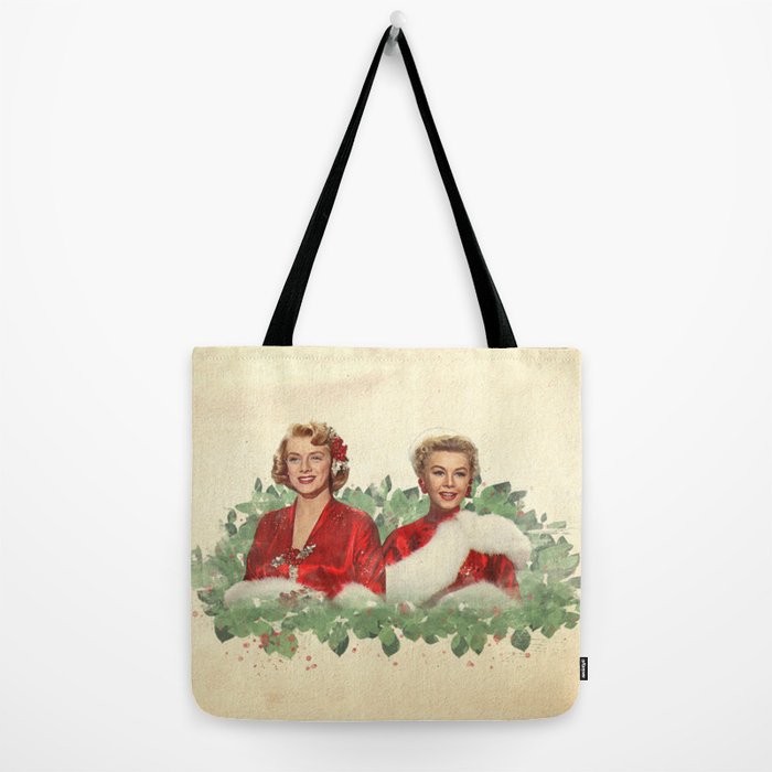 Sisters A Merry White Christmas Tote Bag by Classic Movie Art