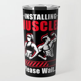 Installing Muscels please wait Travel Mug