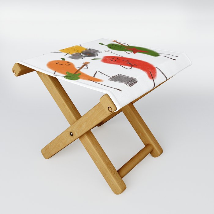 Crazy peppers Folding Stool