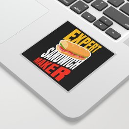 Expert Sandwich Maker Fast Food Sticker