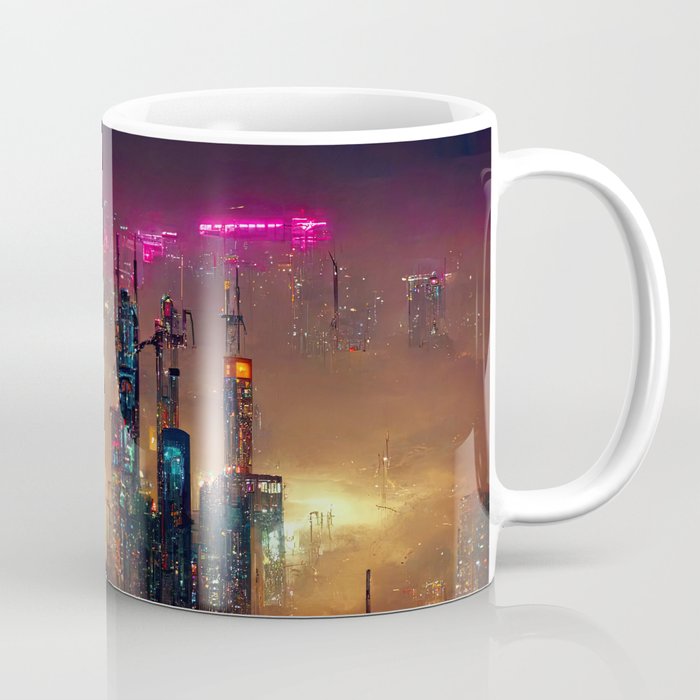 Postcards from the Future - Nameless Metropolis Coffee Mug