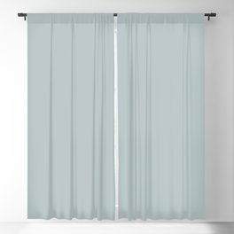 Airy Light Pastel Blue Gray / Grey Solid Color Pairs To Sherwin Williams Niebla Azul SW 9137 Blackout Curtain