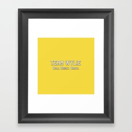 Team Wylie Framed Art Print