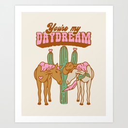 Cowboy Love Art Print