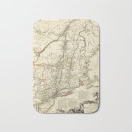 American Revolutionary War Map (1782) Bath Mat | Graphicdesign, Historic, Vintage, Revolutionarywar, Liberty, Old, Antique, Maps, America, War 