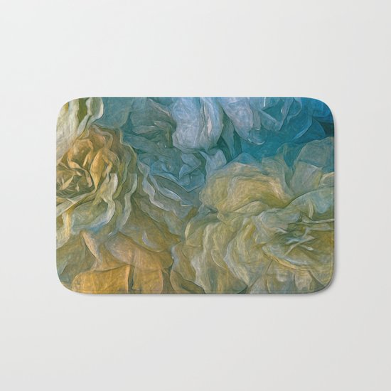 Vintage Still Life Bouquet Bath Mat