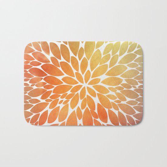 Petal Burst #7 Bath Mat