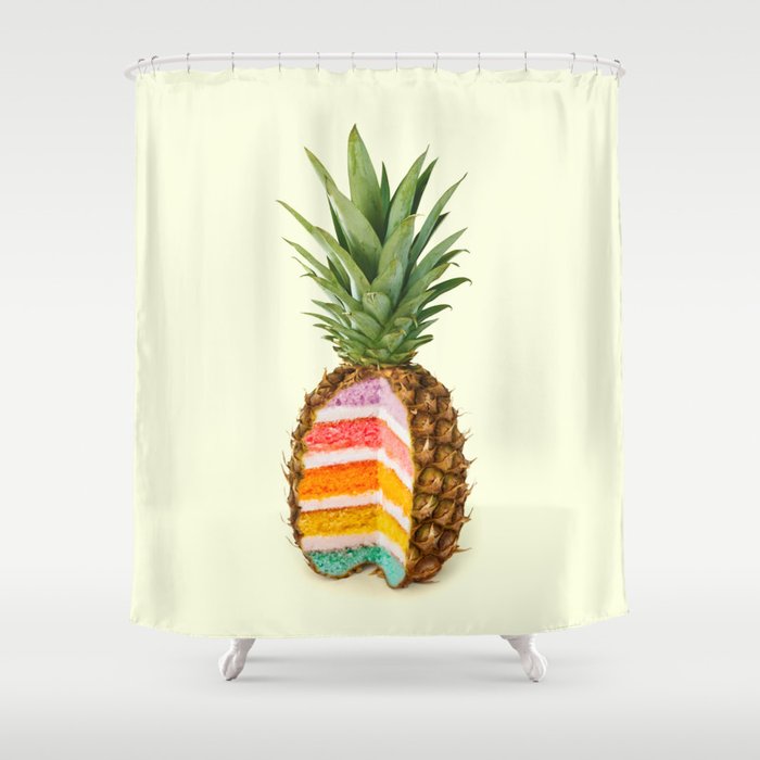 PINEAPPLE CAKE Shower Curtain