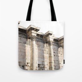 Hadrian's Library Columns #1 #wall #art #society6 Tote Bag