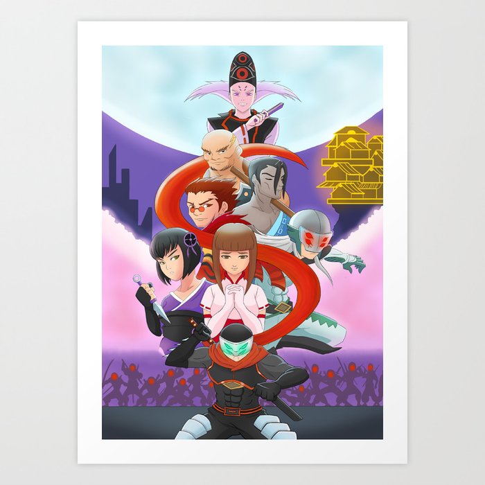 Shinobi Art Print By Voidofimpulse Society6
