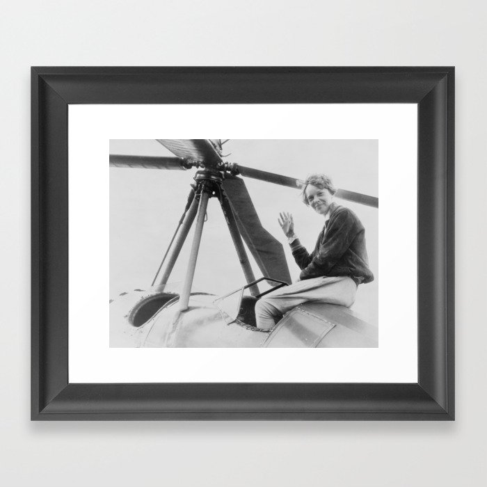 Amelia Earhart Framed Art Print