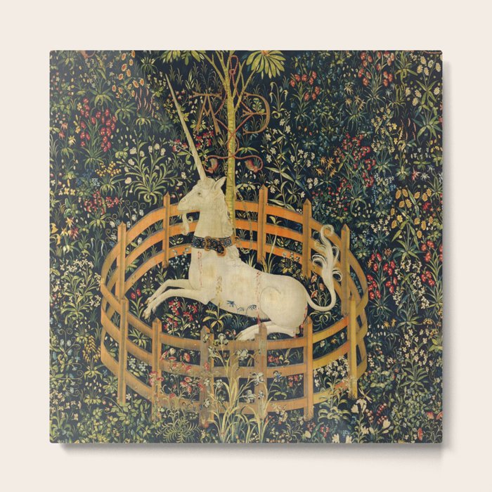 The Unicorn in Captivity (from the Unicorn Tapestries) 1495–1505 Metal ...