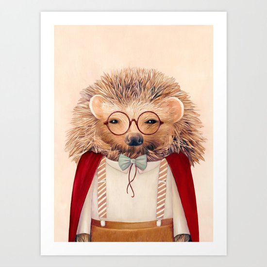 Hedgehog Art Print