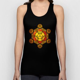 Sacred Geometry for your daily life -  Platonic Solids - ETHER COLOR Tank Top