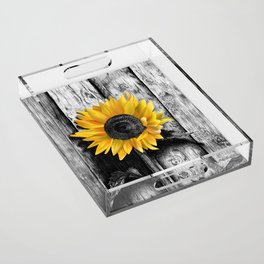 Sunflower Acrylic Tray