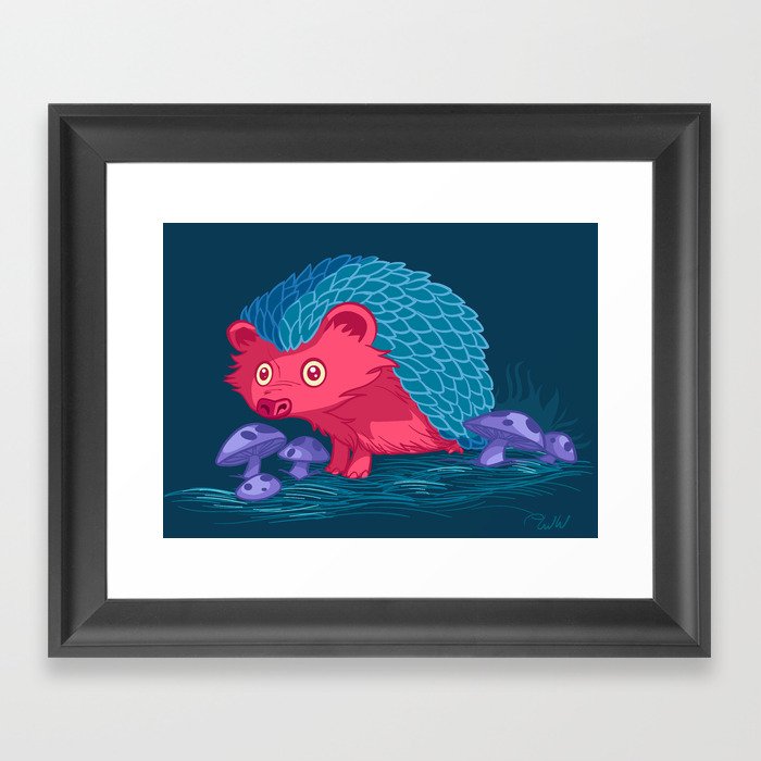 Hedgehog Framed Art Print
