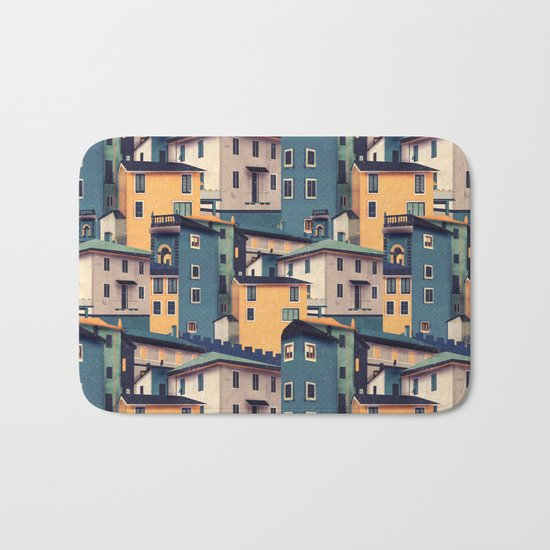 Night Castles (Pattern) Bath Mat