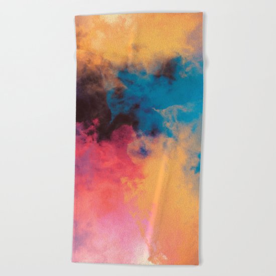 Golden Virus Beach Towel