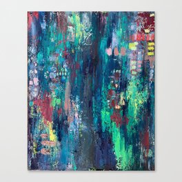 dissonance, abstract painting Canvas Print