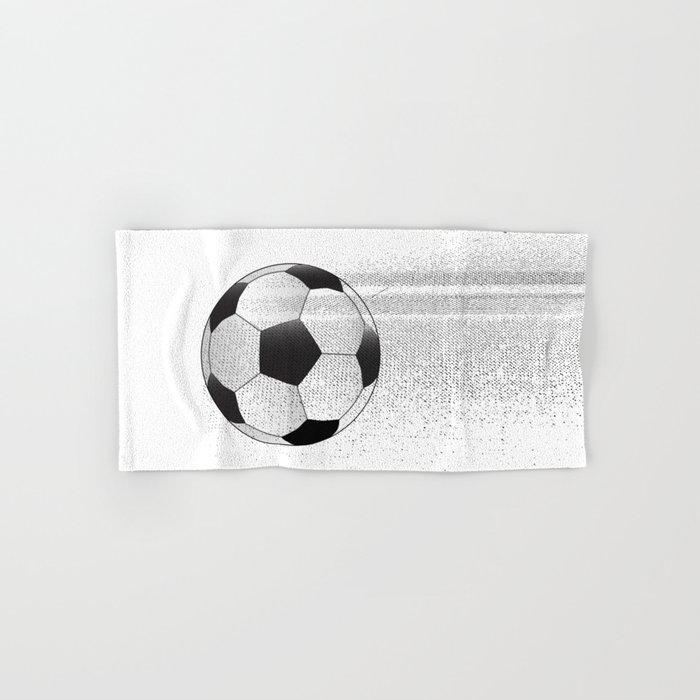 Moving Football Hand Bath Towel By Homestead Society6