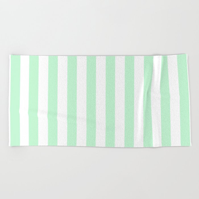 Mint Green Stripes - wide - bed bath and bags Beach Towel ...
