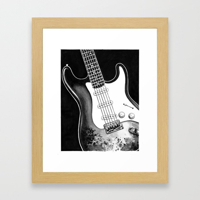 Stratocaster Framed Art Print