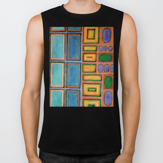 Gemstones beside the Window Biker Tank