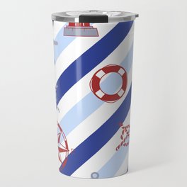 Maritime Stripes Travel Mug