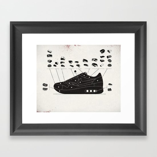 MAX100 / 004: Cuts Framed Art Print
