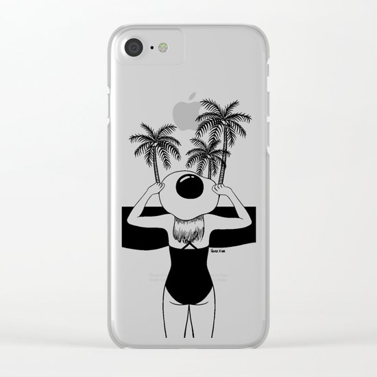 Sunny Side Up Clear iPhone Case