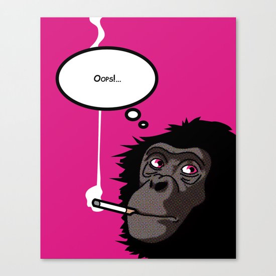 Pop Icon - Bonobo 2 Canvas Print