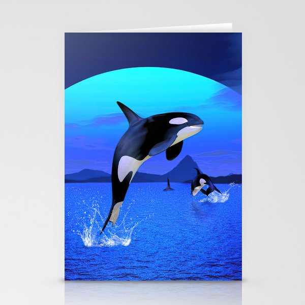 Orca 1 Stationery Cards