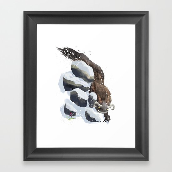 Winter & Spring Framed Art Print