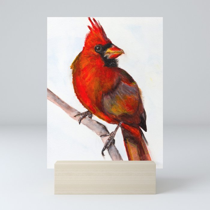 Cardinal Mini Art Print
