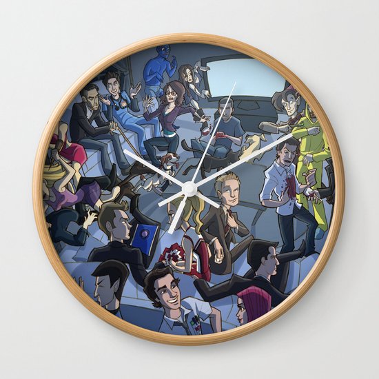 TV Wall Clock
