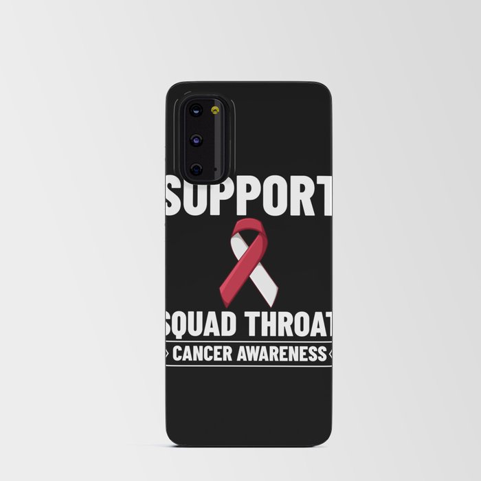 Head and Neck Throat Cancer Ribbon Survivor Android Card Case