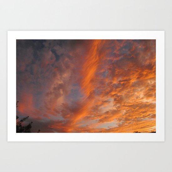 Moody Sky Art Print