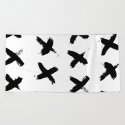 X Marks The Spot Black Ink On Paper Throw Pillow By Simple