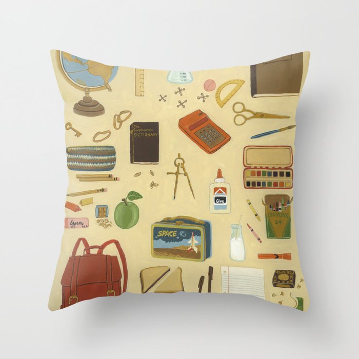 Back to School Throw Pillow